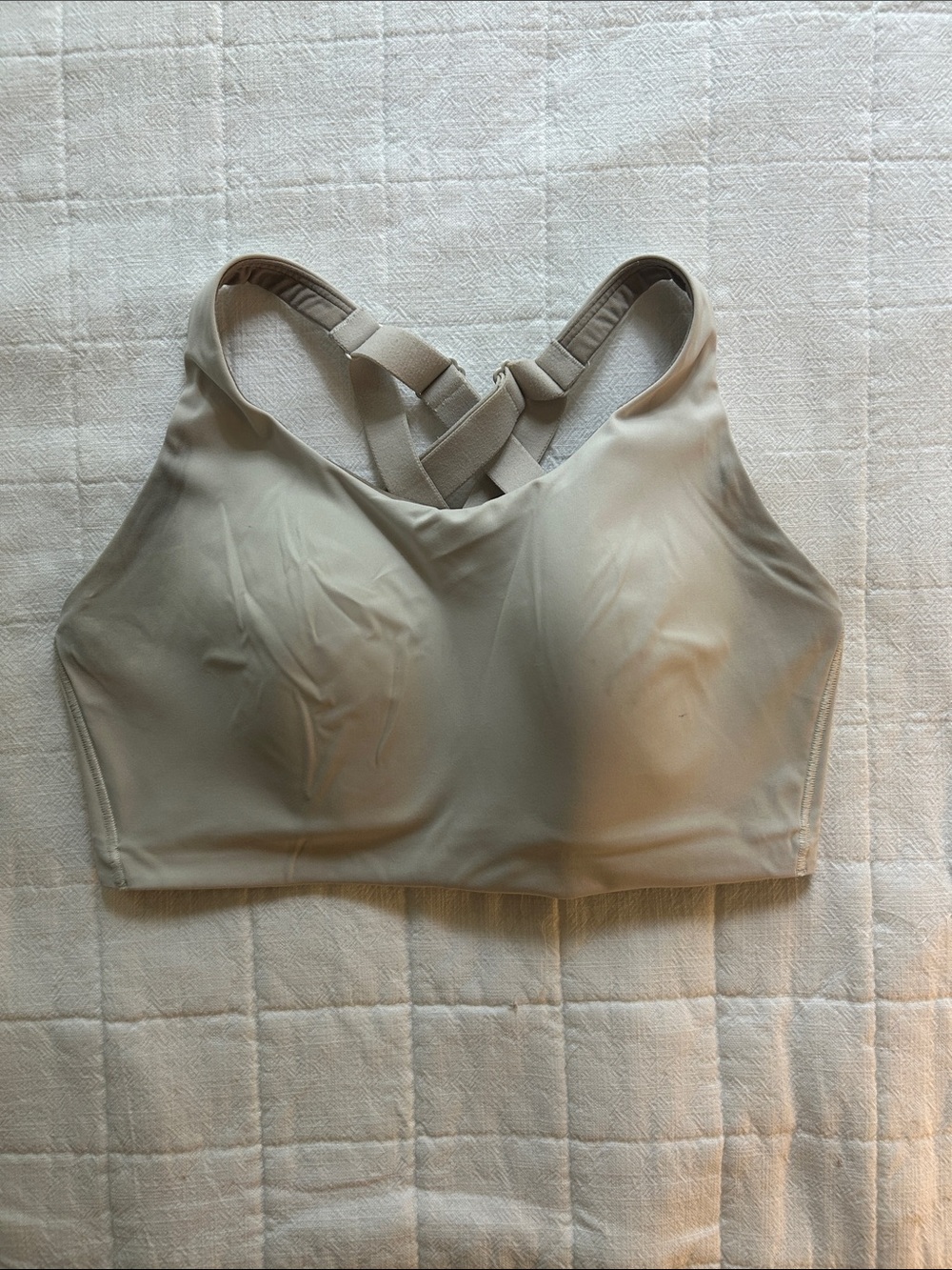 lululemon athletica High-Neck Strappy Back Bralette in Nude